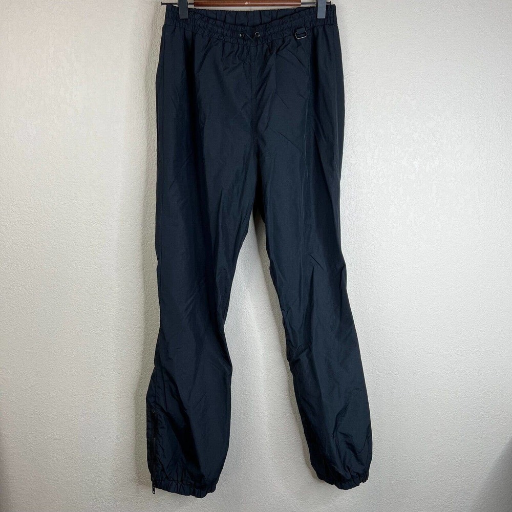 Obermeyer Cannon Mens Skiwear Jogger‎ Pants Size Small Black Elastic Waist Nylon